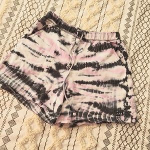 PINK VIctoria's Secret Tie-Dye Shorts